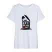 Semir T-shirt summer Korean version of the cotton round neck T fun printing primer shirt 12216000043 bleaching S