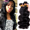 YYONG Malaysian Hair Weave Bundles 8A Malaysian Virgin Hair Body Wave Natural Black Virgin Malaysian Hair 4 Bundles Free Shipping