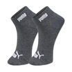 PUMA Puma Socks Men&39s leisure sports socks 2 pairs of M-2909-2 deep hemp gray all yards
