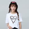 City Plus CITYPLUS Art Fan Fashion Print Round Collar Shirt Trousers Trousers Trousers T-Shirt CWTD174159 White L
