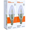Foshan Lighting FSL LED Crystal Light Energy-saving bubble tip 3W transparent E14 day mark 6500K Hyun silver tip 2