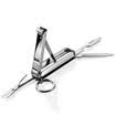 Mega-gun Mega M-1099SL Multi-function folding nail clippers imported stainless steel nail clippers in the large portable file nail scissors