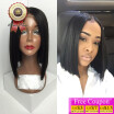 Grade 7A Silky Straight Short Human Hair Bob Wigs Bob Wig Lace Front Human Hair Wigs Full Lace Human Hair Wigs For Black Women