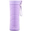COECO plastic water cup PLA corn starch sports cup student portable leak-proof curve hand cup purple 200ml