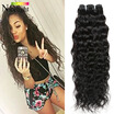 Eurasian Natural Wave Virgin Hair Eurasian Virgin Hair Water Ocean Wave Human Hair Extensions 4 Bundles Deals