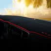 Huashi Kia KX5 light pad 16-18 Kia KX5 control instrument panel sunscreen insulation dark pad auto supplies modification special red edge red standard