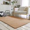 Miami washable coral fleece carpet 70 160cm brown gray