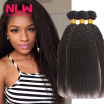 Black Girl Lady Friendly Remy Kinky Straight Hair Weave 8A Top Quality Malaysian Virgin Hair 4 Bundles Free Ship Full Thick Soft