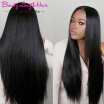 Brazilian straight virgin hair 1piecelot 1B Mink Brazillian Hair Weave Bundles Beauty Length Hair