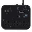 Huntkey Huntkey wisdom Yunzhi cubic standard version of the new national standard diameter 10 child protection door USB charging socket row plug insert plug board 18 m black