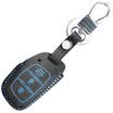 Huashi modern key bag hand-stitched folding three-key red name rui IX35IX25 Yuet key set keychain