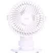 Deli 3688 USB desktop fan student dormitory small fan fan fan folder fan two-speed adjustment can be rotated 360 degrees white