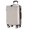 Y6 Trolley Case Large Capacity Baggage Travel Box Boarding Passing ABS Zippered Boarding Box 26 &quot5300-26 Gold
