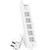 Deli 18214 new national standard 8 5 m anti-electric total control switch socket plug plug board