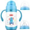 Fisher-Price cups children&39s stainless steel cups male&female students straw cups three in one boxed 300ml blue