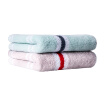 Jia Bai towel six gift bag sets of cotton combed cotton thick squeeze dry England style red blue three