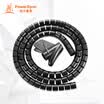 PowerSync ACLWAGW5250 cable USB cable wound tube protective cable wire organizer 25mm large diameter black