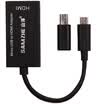 Shanze SAMZHE ZJX-300 Android mobile phone tablet Micro USB to HDMI high-definition mobile phone adapter cable adapter support 5p 11p interface