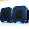 LOYFUN LF-807 20-channel mini audio subwoofer computer desktop audio blue