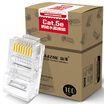 Shanze SAMZHE SJ-C05 Engineering is designed for ultra-five gold-plated crystal head five cable 8-pin connector original RJ45 computer network connector 100 box