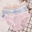 Jingdong supermarket red beans hongdou ladies underwear 3 cotton ammonia color spinning high waist abdomen hip hip trousers three-color group 16585
