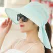 Jingdong supermarket luxury field Sheye ZYM0032zangqing hat female summer Korean version of the sun hat women&39s neck protection hood big along the ride sun hat navy