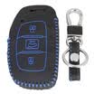Huashi modern key bag hand-stitched folding three-key red name rui IX35IX25 Yuet key set keychain
