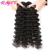 Deep Wave Brazilian Virgin Hair 4Bundles Unprocessed Human Hair Curly Wave Weave Deals Brazilian Human Hair Extensions