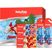 Shu Fu baby Disney children grow toothpaste heroes hero suite fresh orange flavor 60g 2 strawberry flavor 60g 2 toothbrush 2