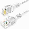 Shanze SAMZHE engineering grade six cable CAT6 pure copper gigabit 8-pin twisted pair jumpers 6 type RJ45 oxygen-free copper network cable BHE-6100 white 10 meters