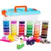 Babamama light clay children&39s handmade DIY toys space Choi 36-color plasticine mold teaching materials finishing box set B3003