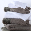 Kang Xin five-star hotel towel soft cotton absorbent cotton jacquard brown coffee color 15080cm