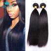 9A Unprocessed Virgin Hair Malaysian Straight Hair 3 Bundle Deals Malaysian Virgin Hair Straight Bundles Human Hair Extensions