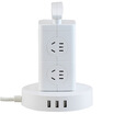 Great Wall popular CF-2108 full length of 18 meters eight holes three USB jack with child protection door control switch vertical socket plug plug board drag board