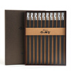 Suncha Hemu Tianxiang gift chopsticks alloy chopsticks silver chopsticks gift box chopsticks set 10 double loaded alloy chopsticks silver LH01009