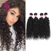 YS HAIR Brazilian Virgin Hair Weaves Brazilian Water Wave Virgin Hair 4 Bundle 100 Human Hair Extension