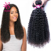 Brazilian Kinky Curly Hair Weave 3 Bundles Remy Human Hair Curly Bundles Natural Color 100 Human Hair Weaving 8-30 inch