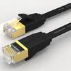 Shanze SAMZHE 6300PHS six flat cable network oxygen-free copper Gigabit gold-plated metal head high-speed computer network cable cat6 class ultra-thin black 30 meters