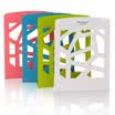 Deli 65 pulgadas alto 16 cm creative metal hueco soporte de libro de metal por 2 piezas color de pago 9268