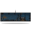 Dareu 108Key Alloy Gaming Mechanical Keyboard Cherry Axis Single BacklitBlack Axis