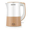 AUX HX-A6166 Electric Kettle 304 Stainless Steel 17L Seamless Interior Double Wall Cool Touch