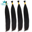 Human Hair Bulk European Straight Virgin Bulk Hair 10A European Bulk Hair Extensions 4pcs Black Hair Pieces