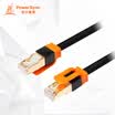 PowerSync CAT7-KRMG30 seven types of cable 7 double shielded twisted pair Gigabit gold-plated copper black 3-meter cable