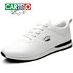 CARTELO crocodile CARTELO mens casual shoes lace fashion wild board shoes business casual shoes mens shoes KDLK19 blue 43 yard