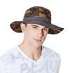 Kammont Kenmont km-3108 outdoor male summer folding sun hooded hiking hatching fast-drying camouflage fisherman hat khaki all yards to send wind rope
