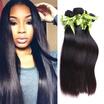 7A Indian Virgin Hair 3 Bundles Straight Human Hair Virgin Indian Straight Hair Unprocessed Indian Virgin Hair Straight