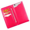 Sanctuary Sendio Universal mobile phone bag hand bag Apple 7 6s Samsung millet vivo OPPO protective leather case 51-60 inch wallet phone bag large rose