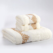 Vogue Jieyu Cotton Towel Bath Towel Gift Set Soft European Style Tassel Towel 2 Tinted with Spike Head Bath Towel 1 Beige