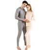 Red Bean hongdou 2017 autumn&winter new cotton Qiuyi Qiuku men&women based thin section of thermal underwear set 250251 female beauty skin color 16085