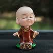 Molong creative car safety&safety ornaments car accessories car car decoration car car decoration supplies head cute little monk calm